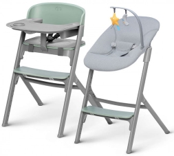 Kinderkraft Livy&Calmee židlička na krmení s lehátkem 4w1 Green