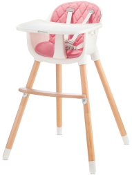 Kinderkraft Sienna židlička na krmení 2w1 Pink